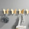 Creativity Butterflies Hook Aluminum Alloy Fashionable Wall Hook Key Storage Hanger Kitchen Bathroom Organizer For Towel Scarves 4