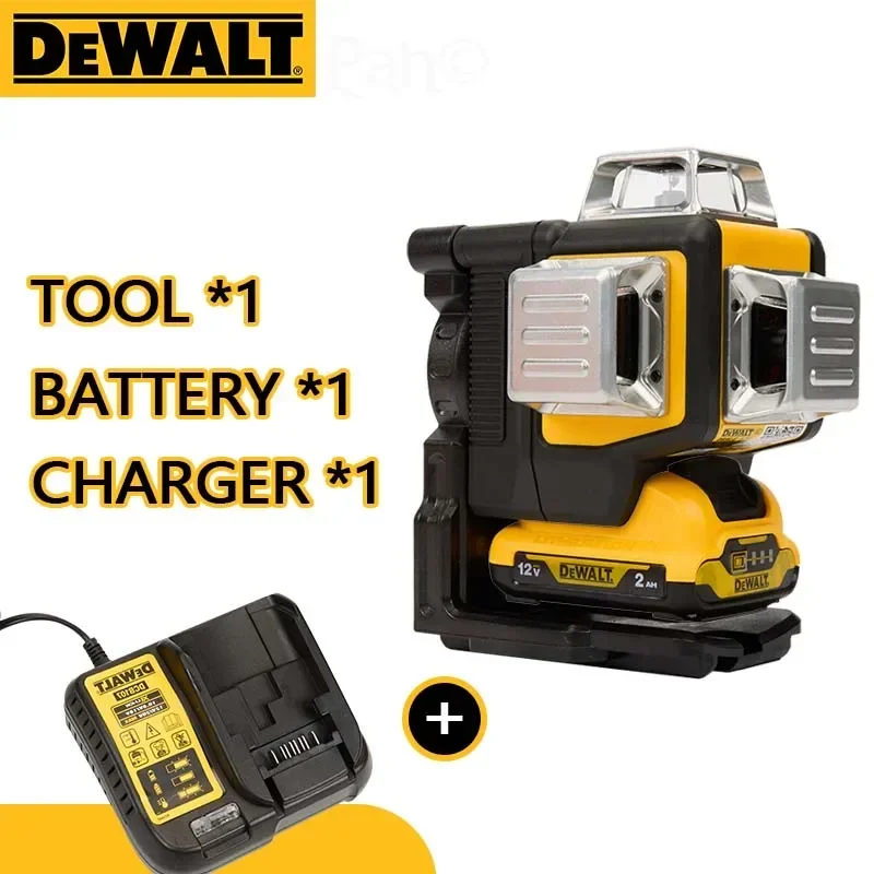 Laser Level Dewalt DW089LG 3 Sides*360 Degree Vertical Lines 12V Lithium Battery Horizontal Green Light Outdoor
