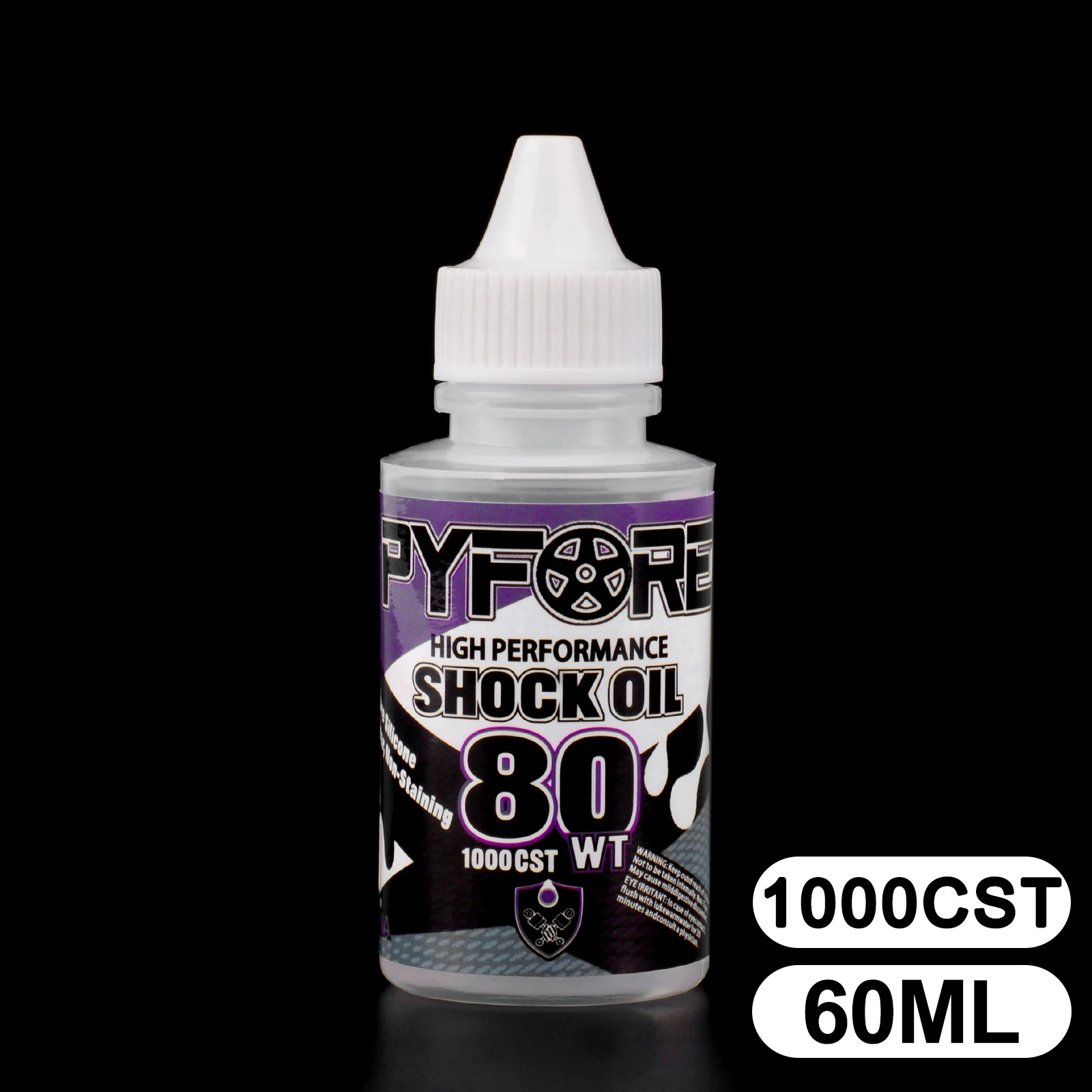 PYFORE Shock Absorber Oil 60ml 100CST 200CST 350CST 500CST 600CST 700CST 900CST 1000CST for RC Model Car Crawler Buggy Truck