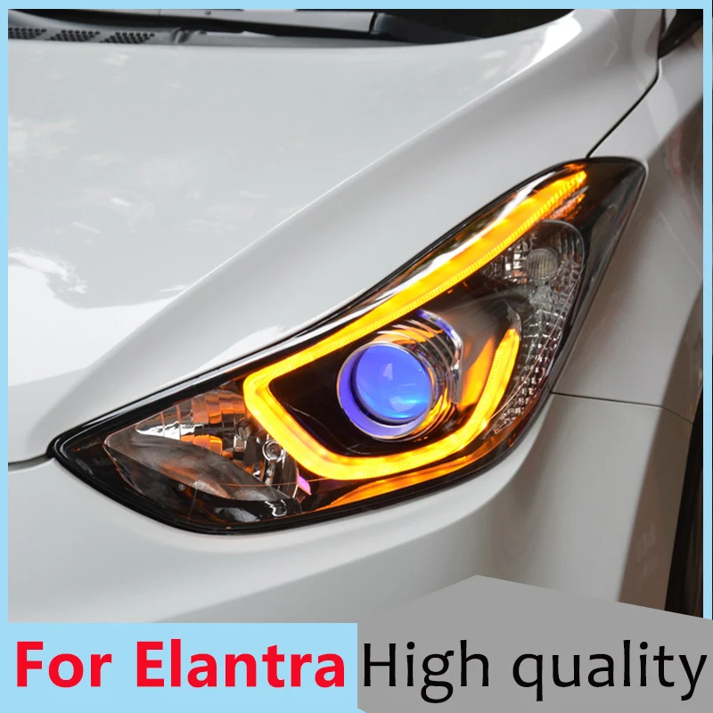 

automobile headlamp housing, hid Rio LED lamp 2011-2016, applicable to Hyundai Elantra, Bi xenon, low beam