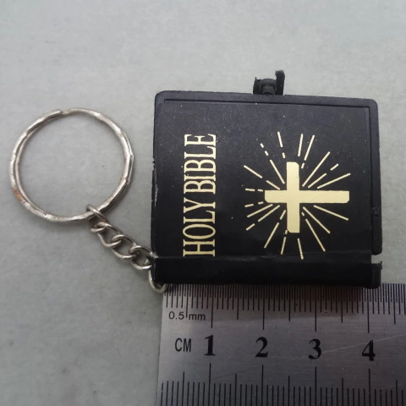 English Version Mini Religious Christian Keychain for Key Chain for Ke