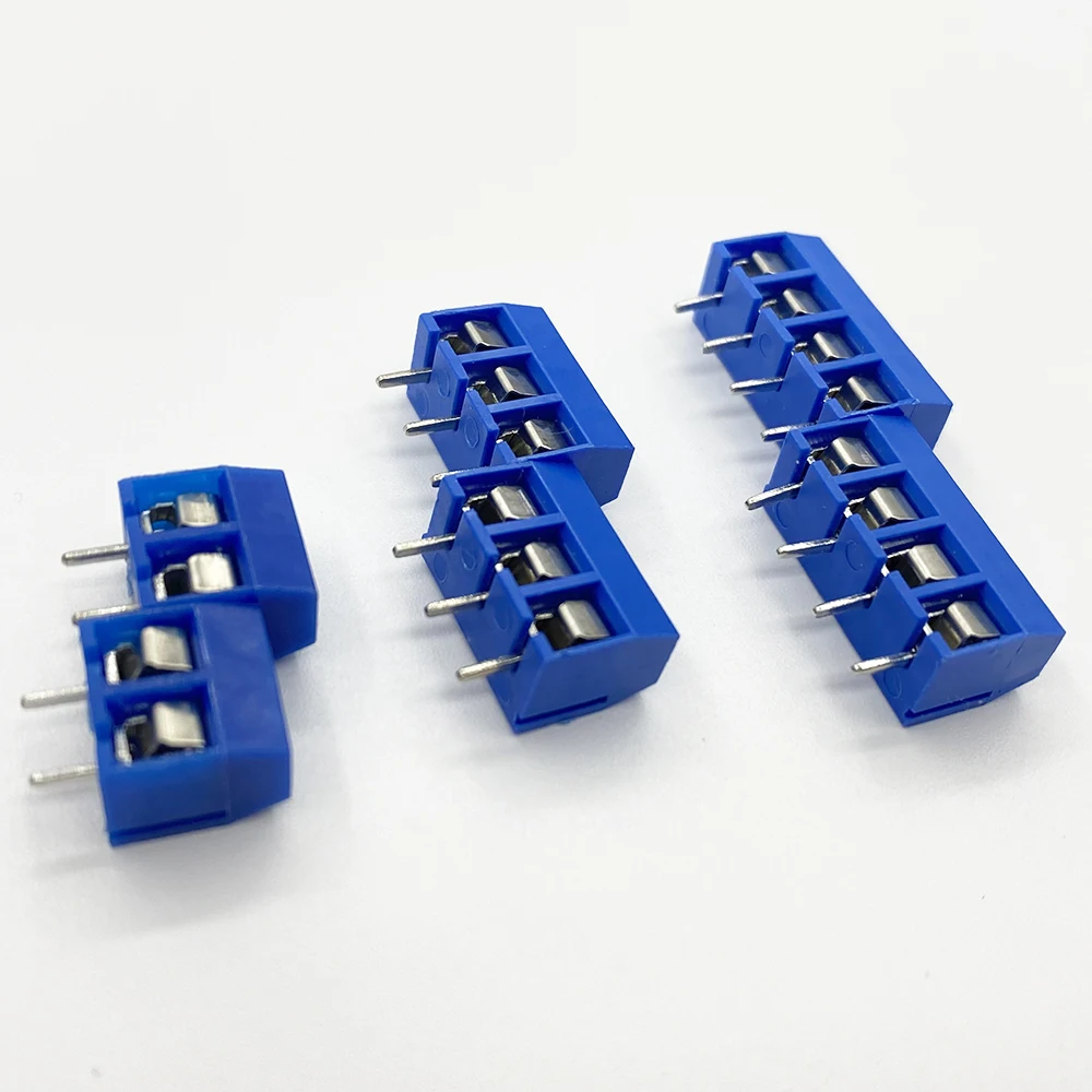 10 Stücke KF301 2/3/4/5Pin Spleißbare Plug-in Schraube Draht Terminal Block KF301-2P KF301-3/4P Pitch 5,0mm Gerade PCB Mount Stecker – Detail 6