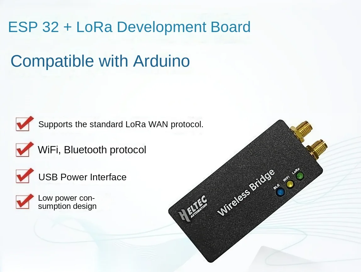 

ESP32 Wireless Bridge Is Compatible With Arduino Module SX1276 And Supports WiFi LoRa BLE