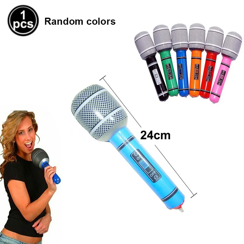 Set De 3 Saxofones Inflables De PVC – Rosa, Verde Y Azul Para Fiestas Y Decoración Musical