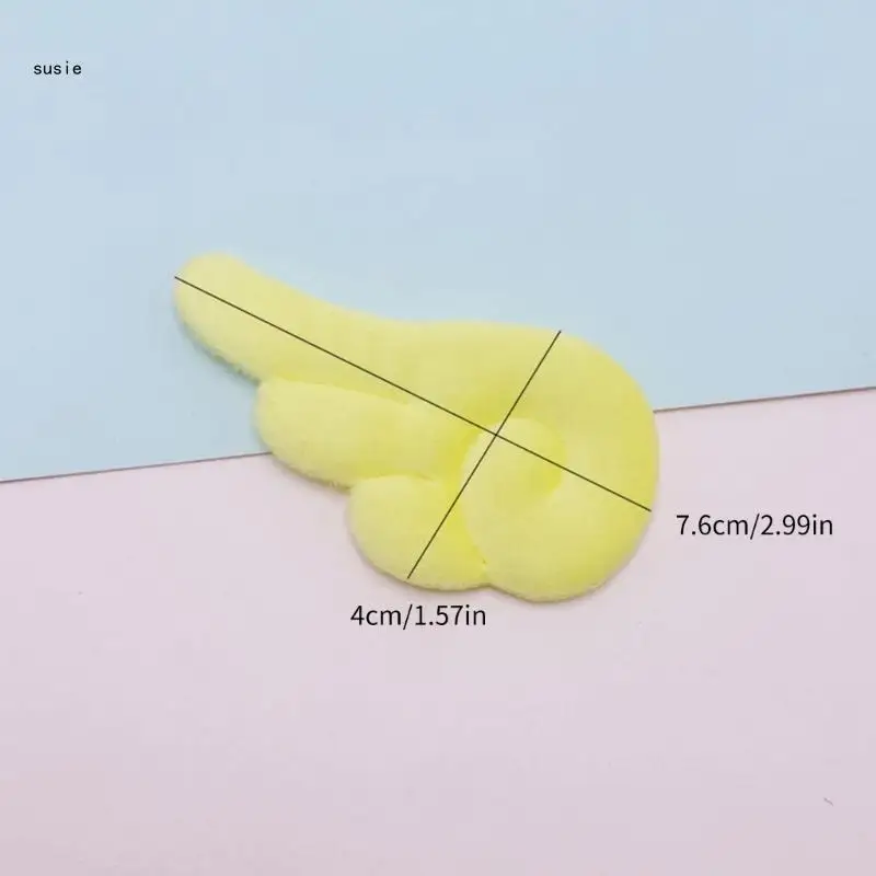 Sweet Color Wing Appliques for DIY Hat Clothes Sewing Patches Handmade Headwear Hair Clips Accessories 10PCS wing appliques