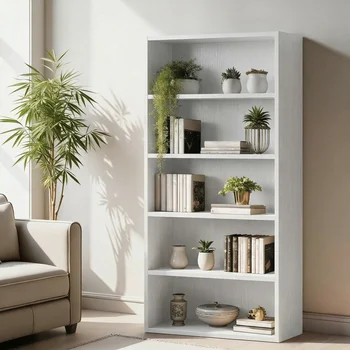 5-Tier Wooden Bookshelf 1