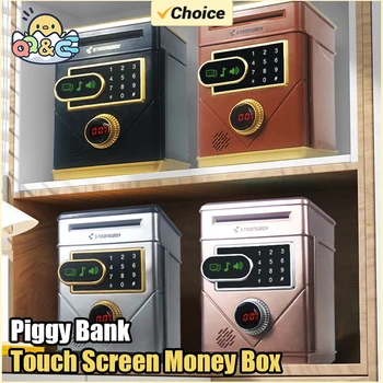 Children Touch Screen Piggy Bank Automatic Counting Kids Toy Cartoon Money Box To Save Coin Capacity Saving Money Birthday Gfit 1