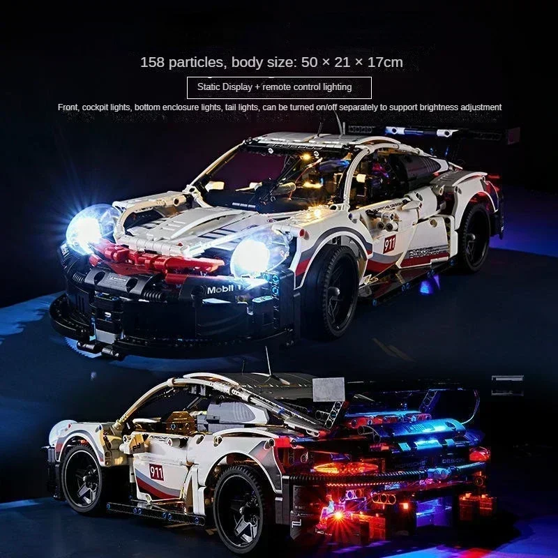 1580 Pcs Technical Classic Super Racing Car Building Blocks Model Bricks Vehicl Toy For Kids Birthday Gift Brain Game Toy building blocks toy