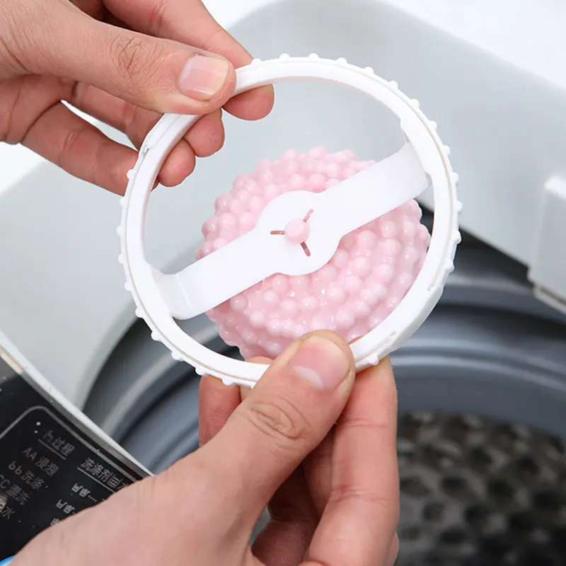 Pet Hair Remover Reusable Ball Wool Collector Cat Hair Remover Pet Fur Catcher Cleaning Tools Laundry Washing Machine Filter Bag