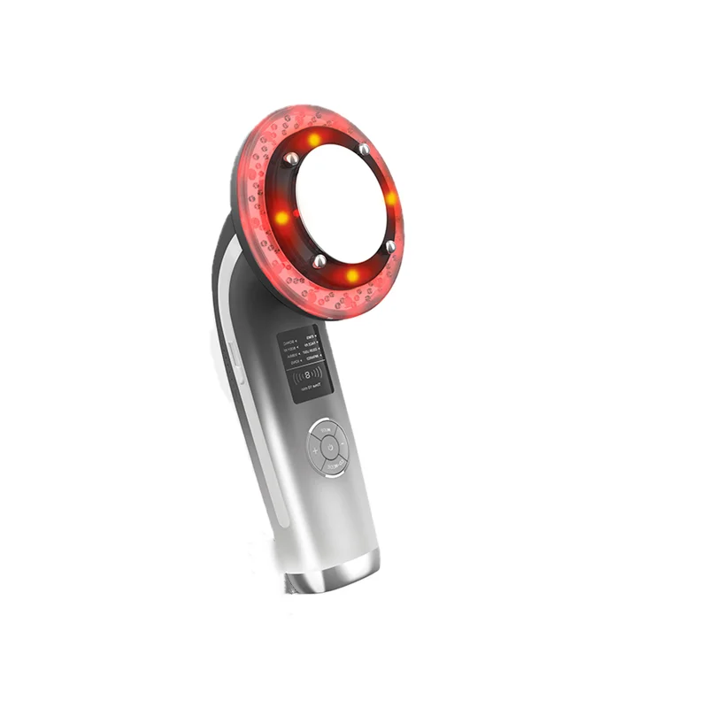 8 In 1  RF LED 치료 이온 바디 및 얼굴 사용 슬리밍 미화 기계, 가정용 미용 기기 건강 피부 탄력