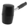 Black Non-elastic Rubber Hammer Tile hammer with Non-slip Handle DIY Hand Tool and Round Head 3