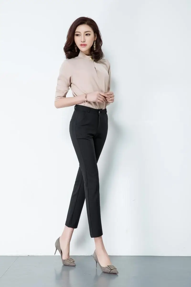 Ms summer new golf trousers casual elastic quick-drying cultivate one's morality nine minutes of pants