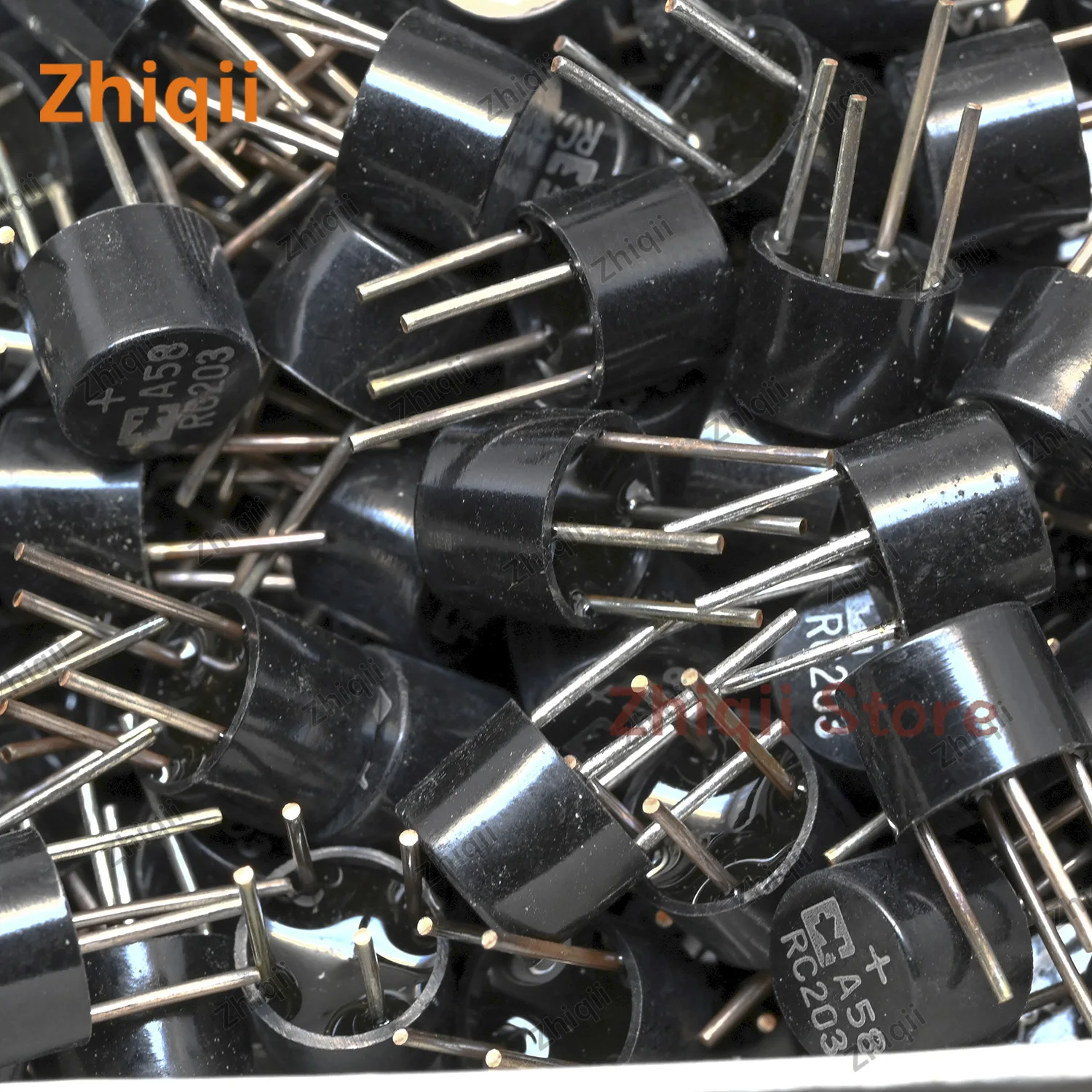 10pcs-30pcs RC203 Original new RECTRON RC203 2A/200V Rectifier bridge Round bridge Copper feet