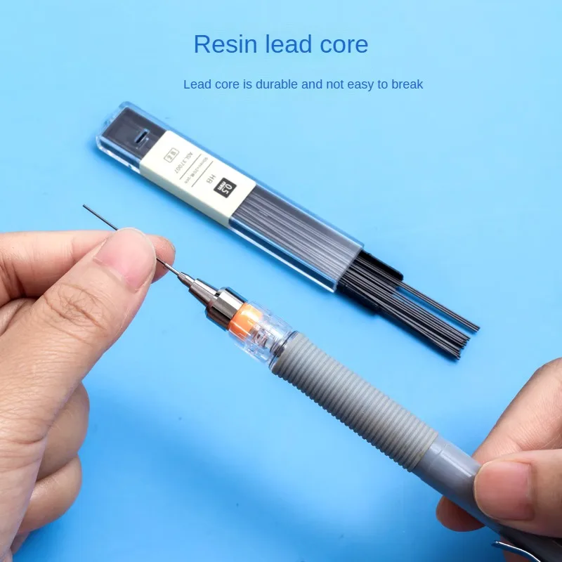 M&G HB Automatic Pencil Refill 0.5mm Resin Pencil Refill Student Exam Drawing Pencil Refill 90mm*20pcs/box 3