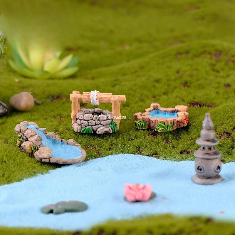 Miniature Landscape Fairy Garden Accessories Mini Lighthouse Water