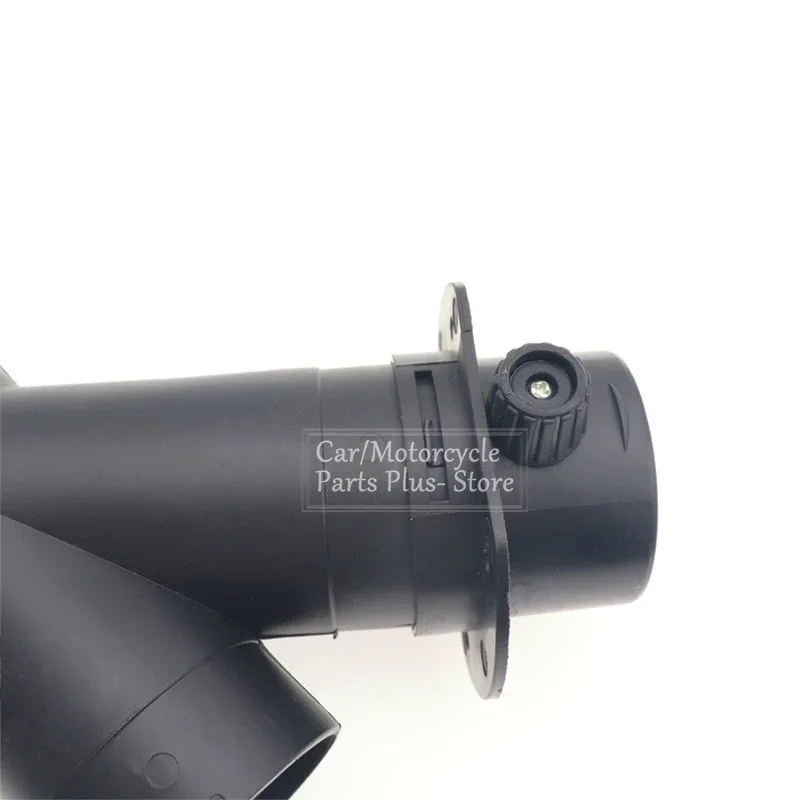 75mm Diesel Heater Air Vent Ducting T Piece Outlet Exhaust Connector w/Regulating Valve For Webasto Eberspaecher Parking