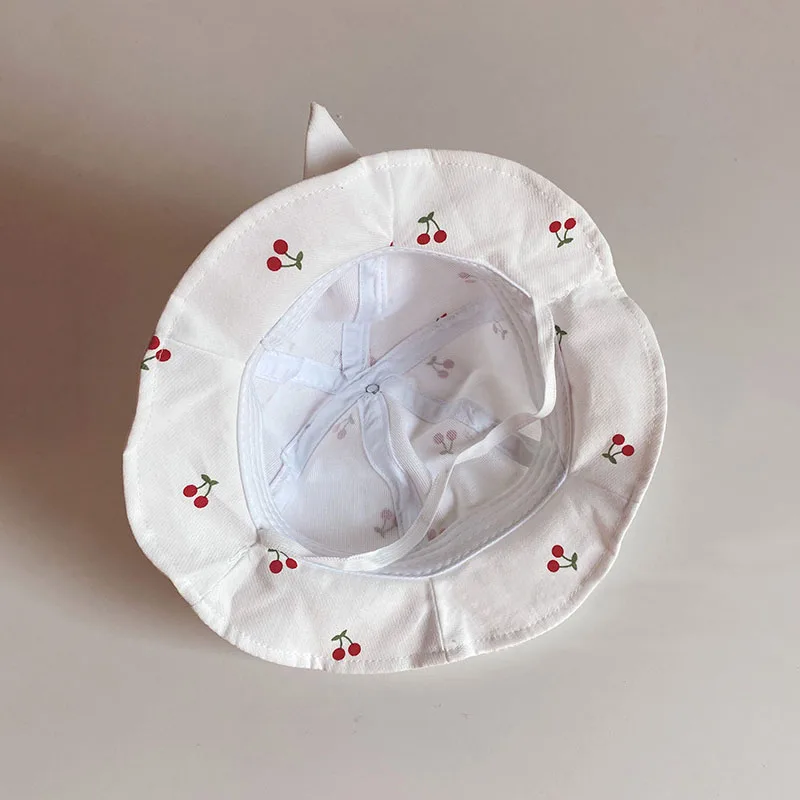 RICYGVM princesse fille soleil imprimer enfants pêcheur chapeau arc enfants Panama bassin casquette grand bord bébé crème solaire Bonnet visières_voghion.com