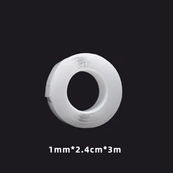 Ultra - Strong Double - Sided Nano Tape - Clear, Removable, Waterproof, Heavy - Duty Sticky Strip (1mm x 2cm x 3m)