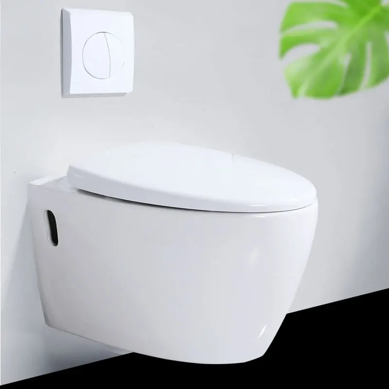 

thin wall mounted toilet, wall mounted, intelligent and clean direct flush flush flush, concealed water tank, concealed toilet
