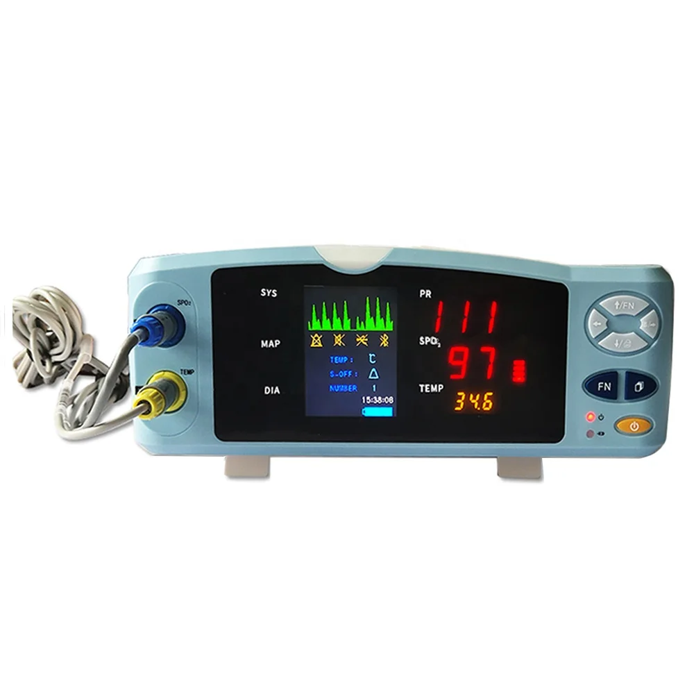 

NEW DESIGN Blood Oxygen Patient Monitor Fingertip Pulse Oximeter for Adult Pediatric