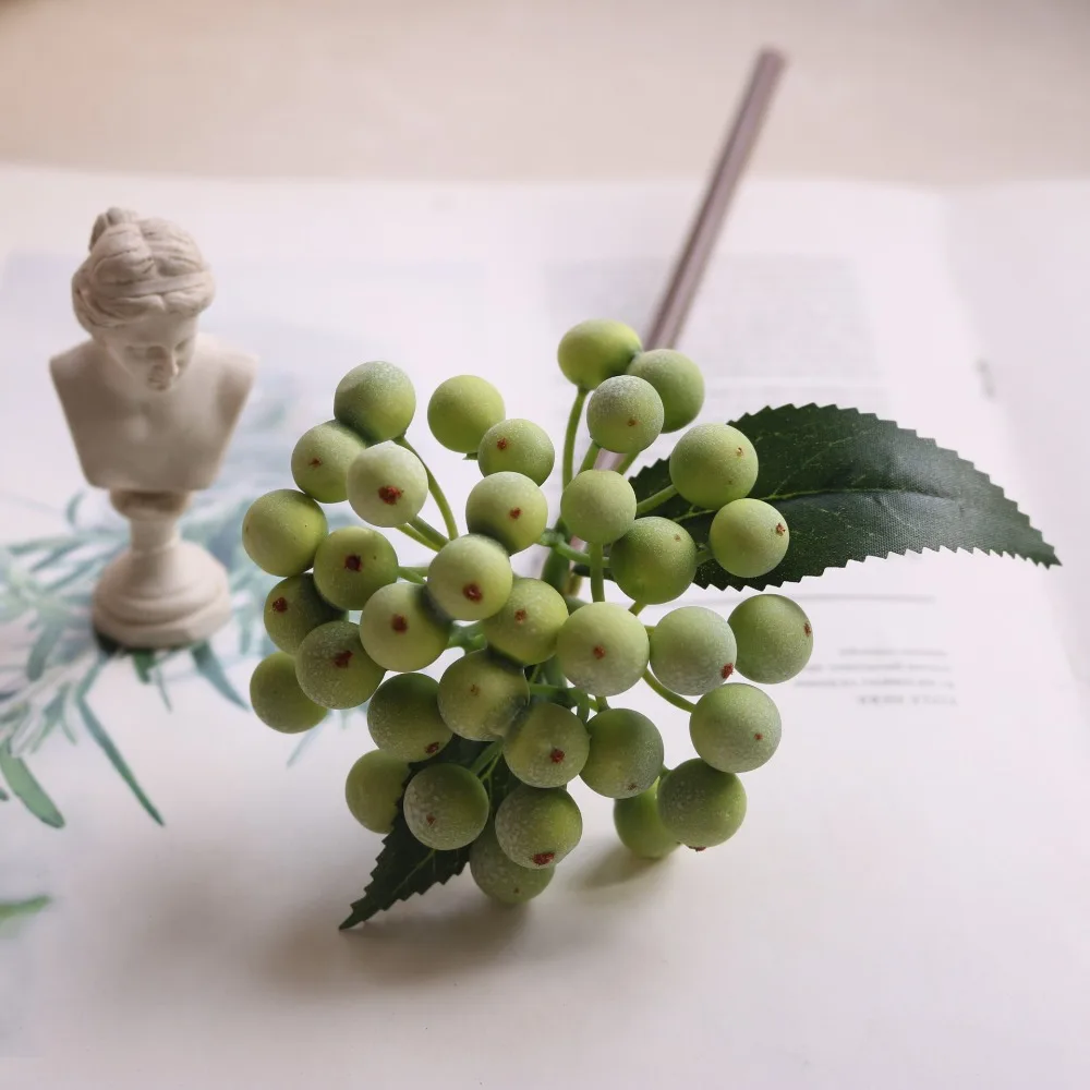 Amerikanisches Pastoral-Arrangement mit künstlichen Beeren, künstliche Weihnachtsblumen, DIY-Beeren-Requisiten