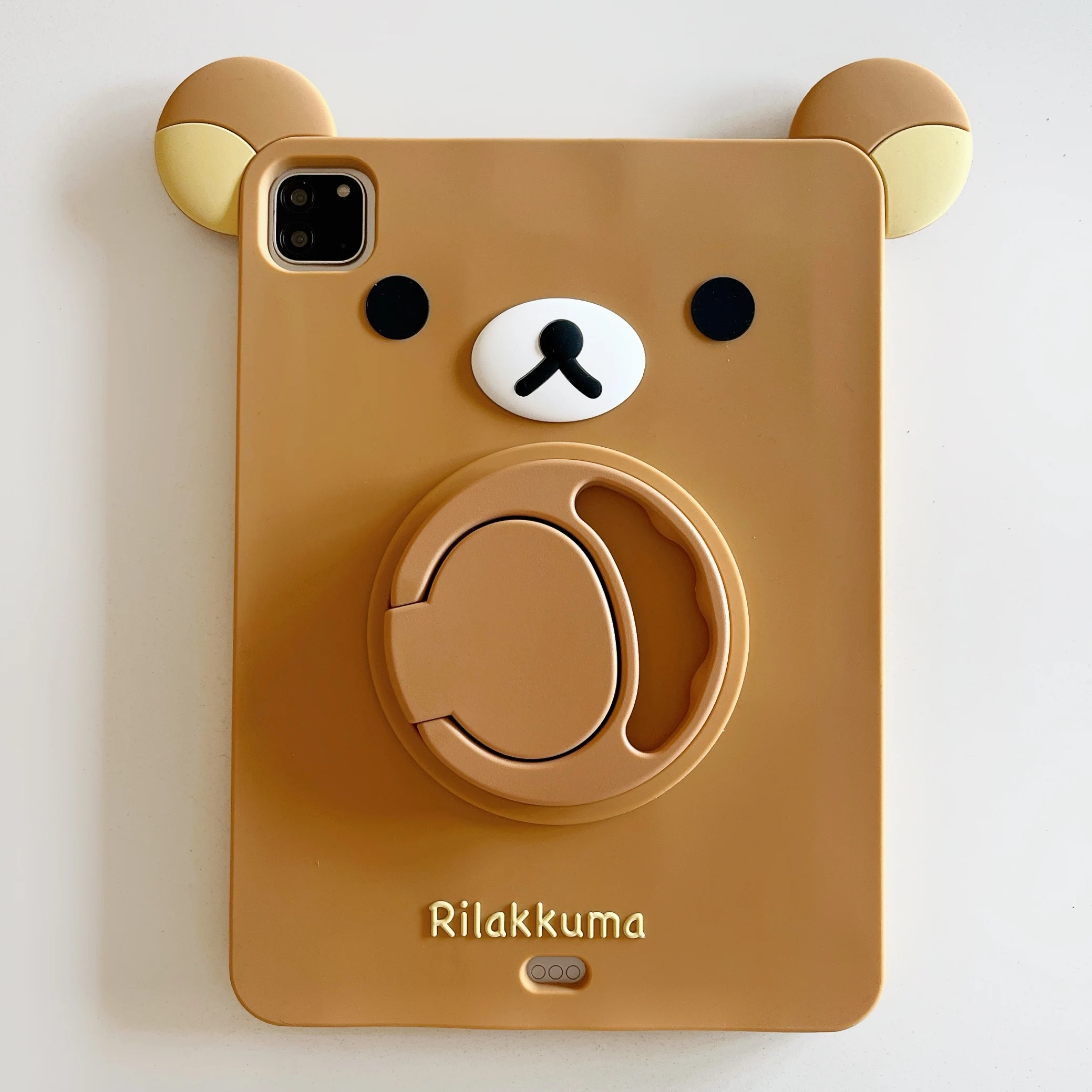 3D Cartoon Cute Bear Silicone Tablet Case