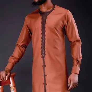 Alternative view of Osagie Dashiki Embroidered Long Sleeve Piece Outfit