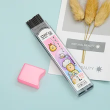 Sumikko Gurashi – crayon mécanique en Graphite, 0.5mm/0.7mm, 3 Tubes/lot, recharge de plomb, noyau 2B, crayon automatique pour étudiant, papeterie 