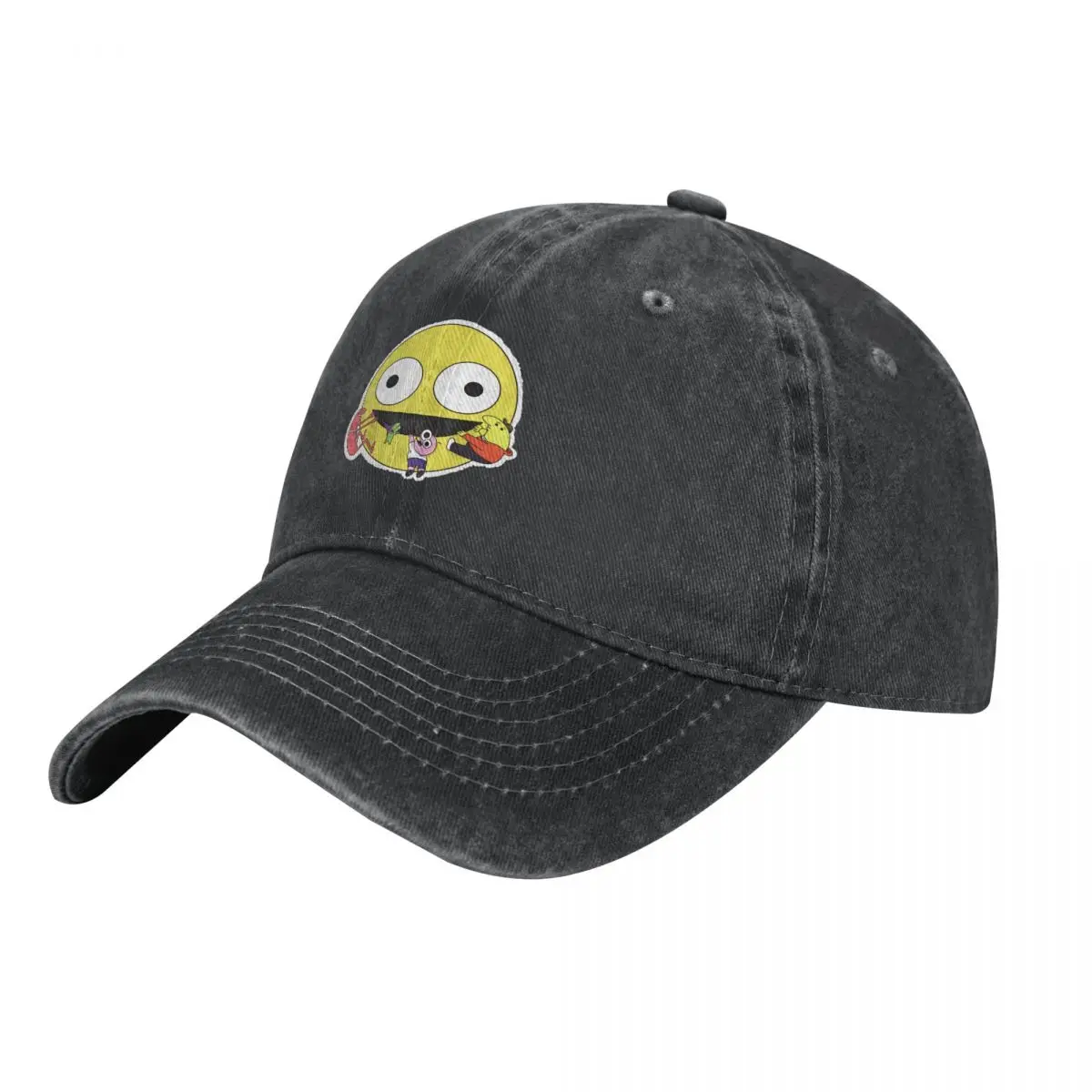 

Smiling Friends Logo 2 Cowboy Hat Vintage Gentleman Hat Thermal Visor Hat Beach Women's Beach Men's