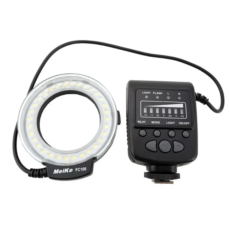 Meike FC-100 FC100 Macro Ring Flash/Light MK FC 100 for Canon EOS 650D 600D 60D 7D 550D 1100D T5i T4i T3i T3
