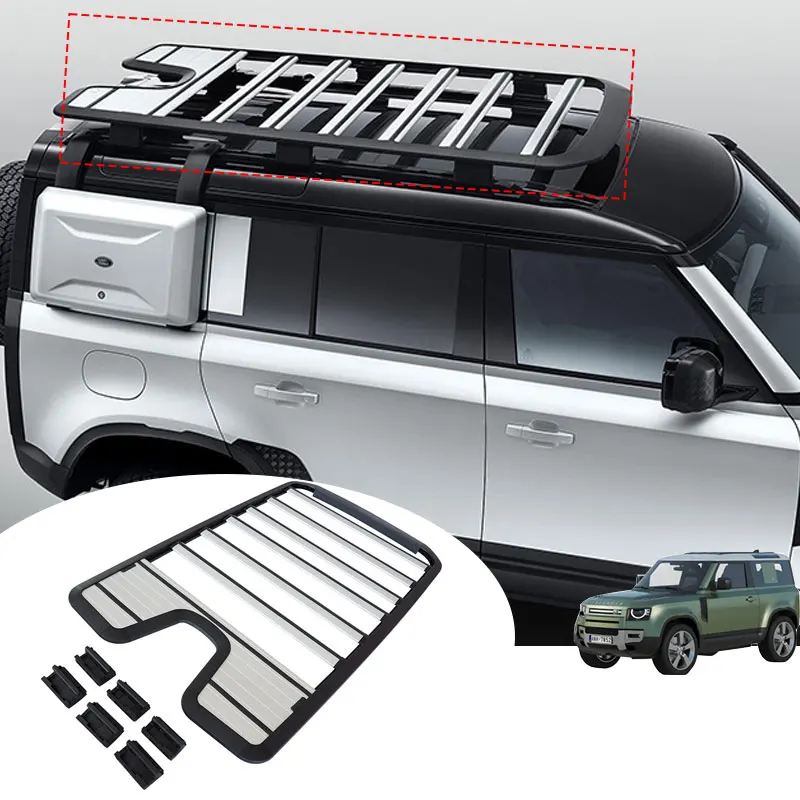 

Car Roof Racks Car Luggage Carrier Styling Steel Rooftop Cargo Basket for Land Rover Defender Steel Roof Rack 2022 2024