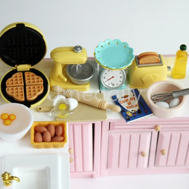 1/12 Miniature Dollhouse Baking Cooking Pretend Play Mini Utensils for BJD Doll Kitchen Food Toy Accessories
