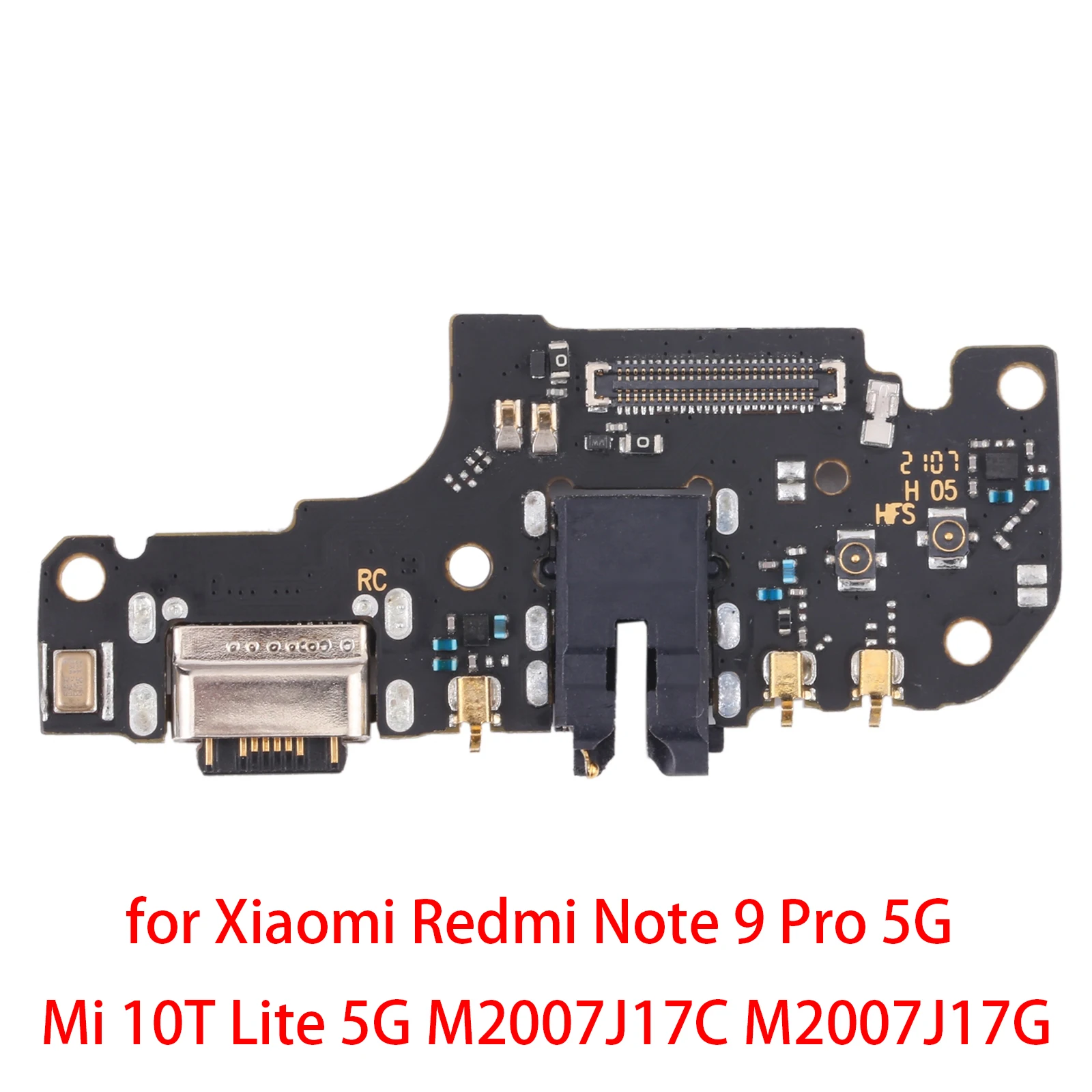 

Original USB Charging Port Board for Xiaomi Redmi Note 9 Pro 5G / Mi 10T Lite 5G M2007J17C M2007J17G