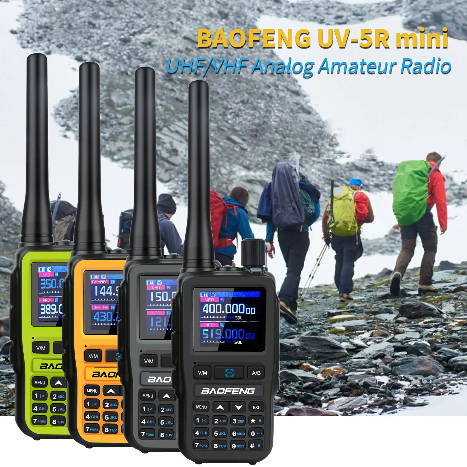 Baofeng GT-5R (Amélioration Du UV-5R) Talkie-walkie Portable UHF VHF 5W Avec VOX