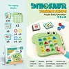 Dinosaurs Collide, Geometric Shapes Pair, Puzzle Thinking Training, Parent-Child Early Education, Interactive Tabletop Game Toys 3