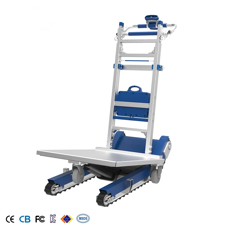 Carrello per salire le scale alimentato a batteria per impieghi gravosi  carrello elettrico per scale carrello per scale capacità 300 kg - AliExpress