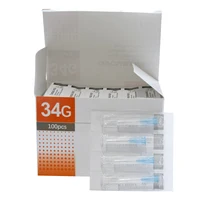 34G Tattoo Needle 34g needles 1.5mm 2.5mm 4mm For Beauty injection syringe filler Safety Needle Hand Tool Parts 1