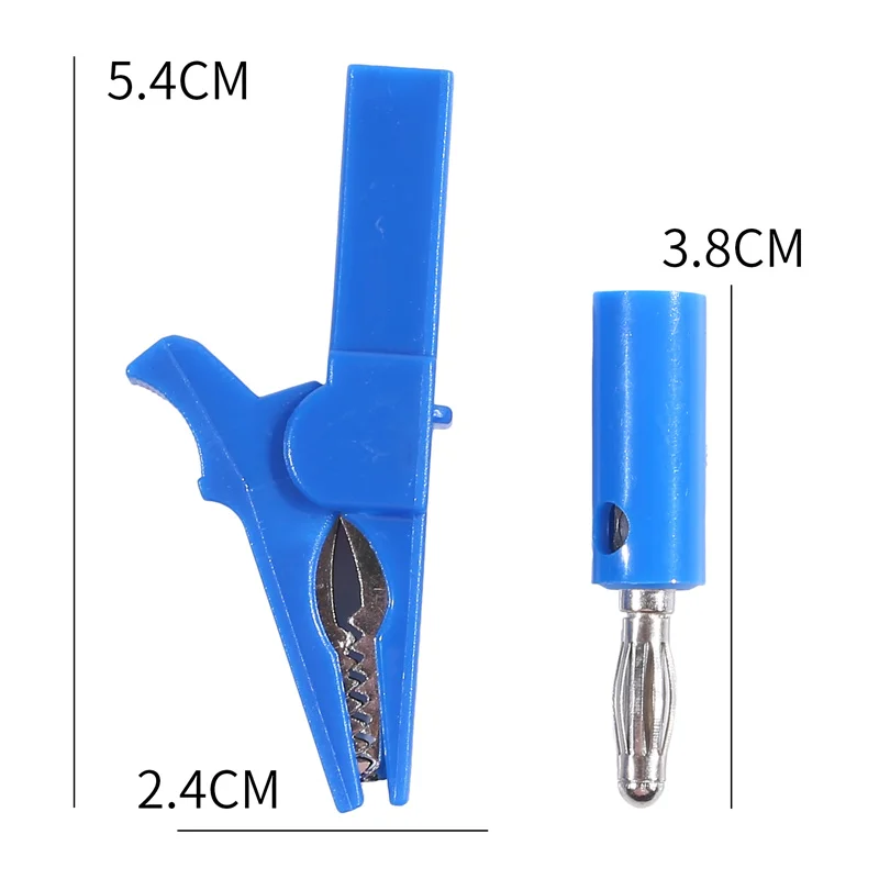 Pince electricien,Banderole électrique prise et lampe crocodile,4mm ...