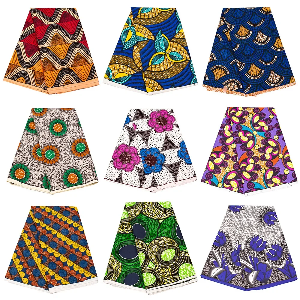 Double-Sided Printed African Ethnic Wax Dyed Fabric for Traditional Clothing Accessories And Children's Fashion Wear