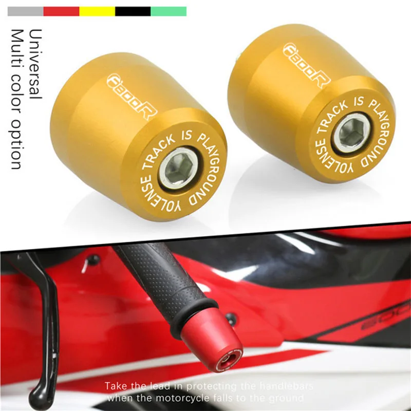 Motorcycle Handlebar Grips End Cap Slider Counterweight Cover