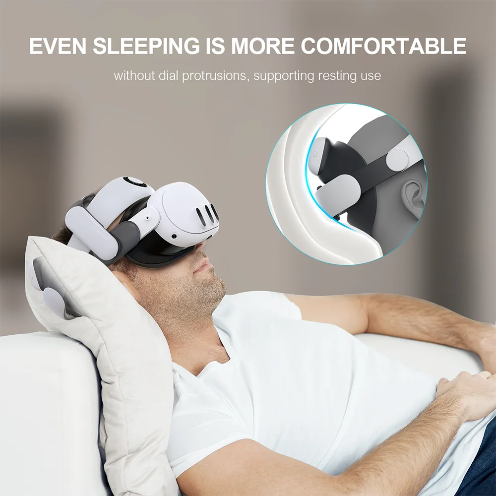 BOBOVR S3 Pro Super Strap Compatible with Meta Quest 3 with Head