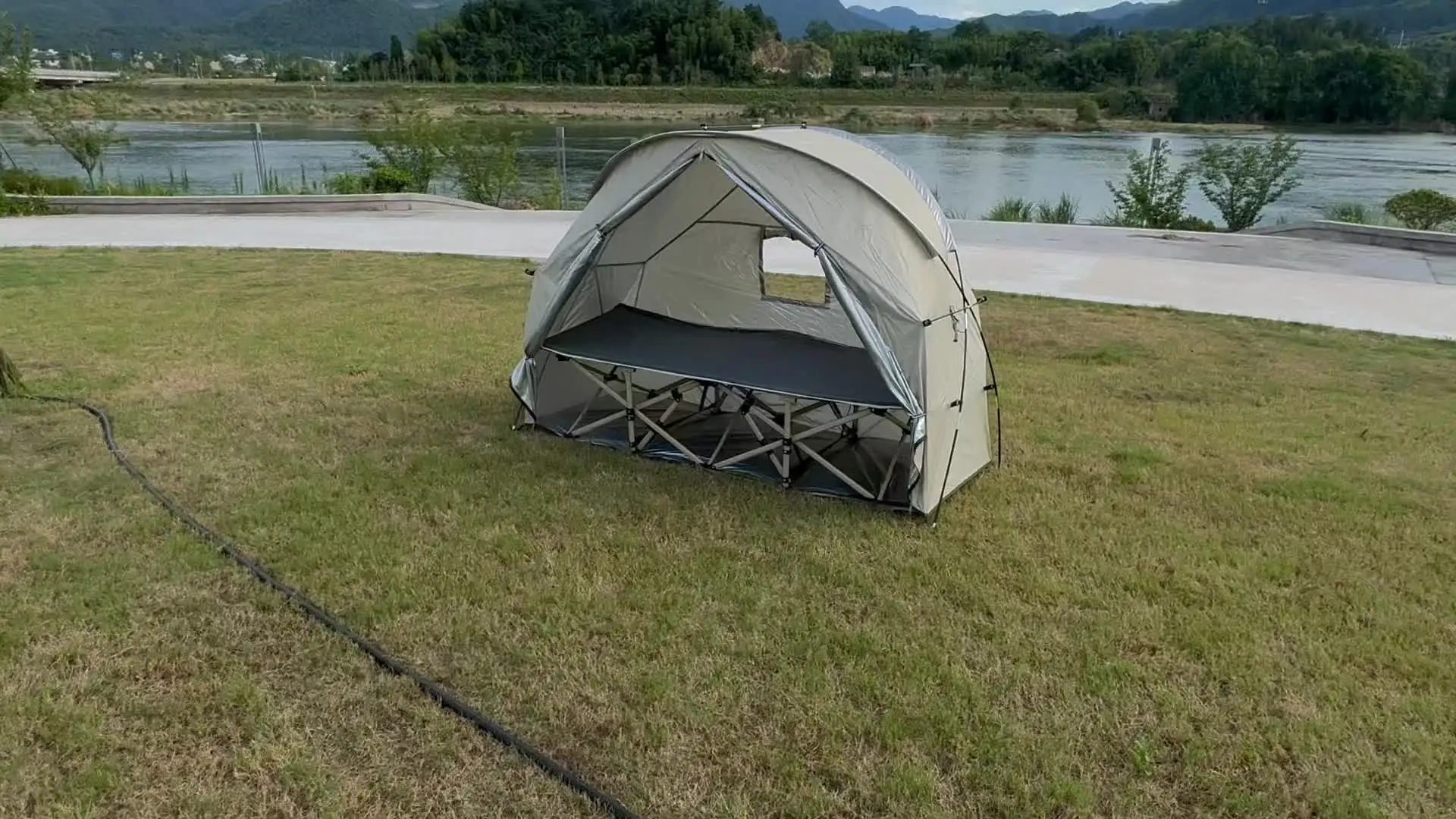 Tente De Camping Légère 1 Personne – Tipi 4000 Mm, 4 Saisons, Imperméable, Ultra Portable 2 Kg
