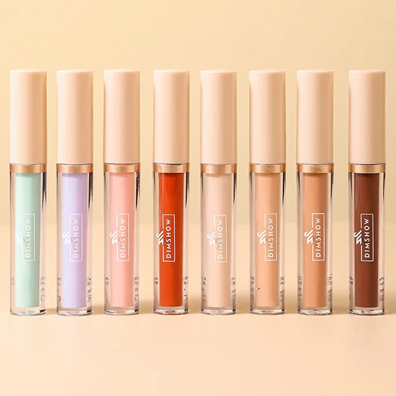 8 Colors Liquid Concealer Stick Dark Circles Orange Green Purple Cover Acne Concealer Foundation Waterproof Lasting Makeup Tools