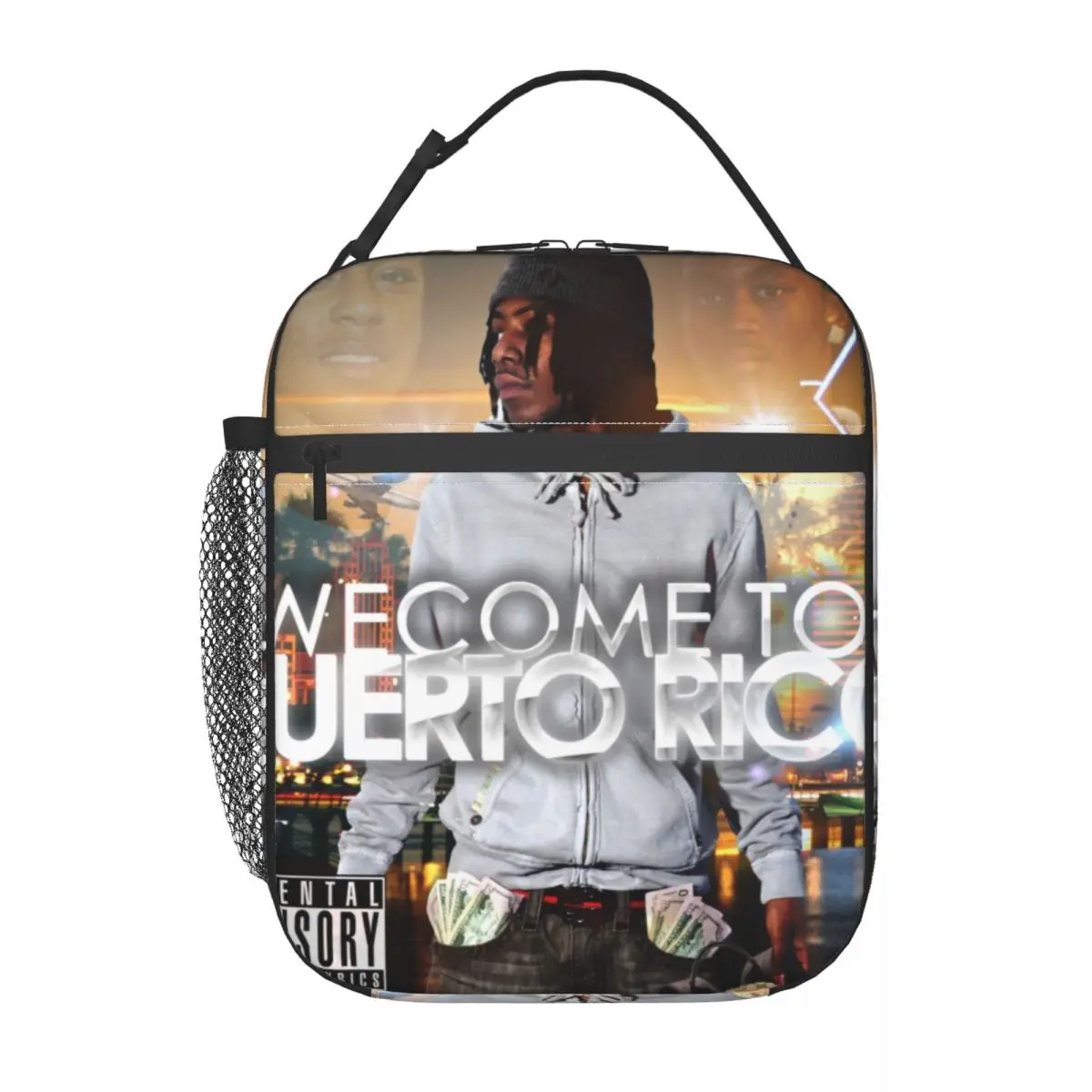 

Изолированная сумка для обеда Chief Keef Music rapyer для женщин, портативный термоохладитель, коробка для бенто, для офиса, работы, школы