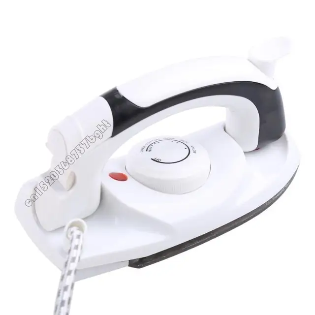 Mini Portable Foldable Electric Steam Iron for Clothes with 3 Gears Baseplate Handheld Flatiron Home Travelling 4XFB 4
