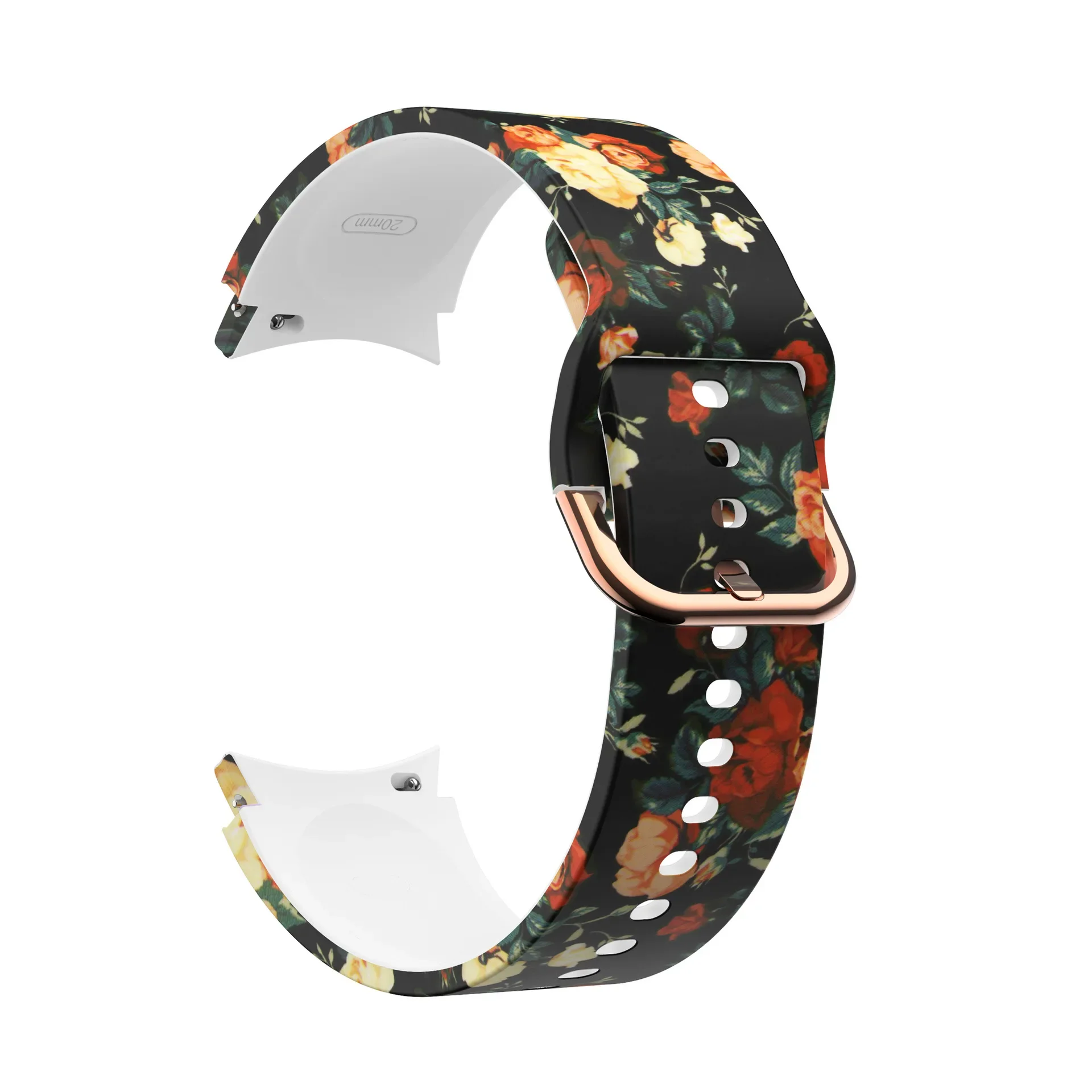 Vibrant Printed Silicone Watch Strap Bracelet
