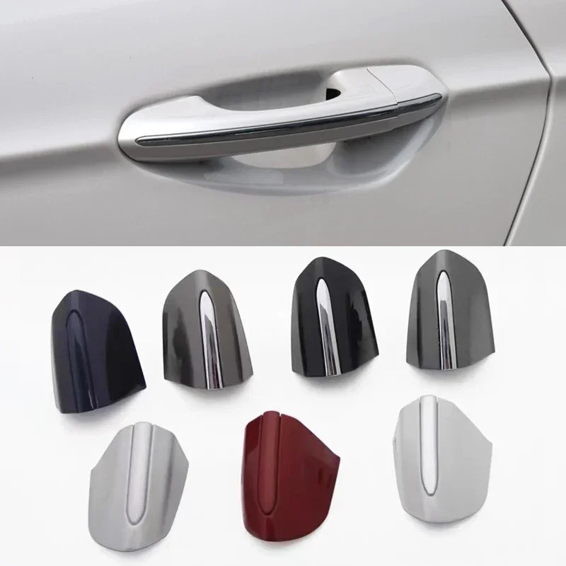 Car Exterior Front Rear Left Right Door Lock Handle Cover Cap For Ford Mondeo MK5 2013-2019 Edge MK2 2018 2019 Taurus 2015-2020