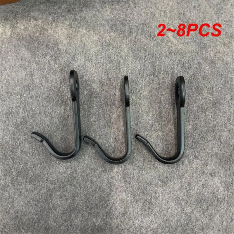 

2~8PCS Reusable Vintage Clothes Hook Four Styles Black Iron Hooks Aesthetically Pleasing Hats Hooks Coat And Hat Hook Iron Home