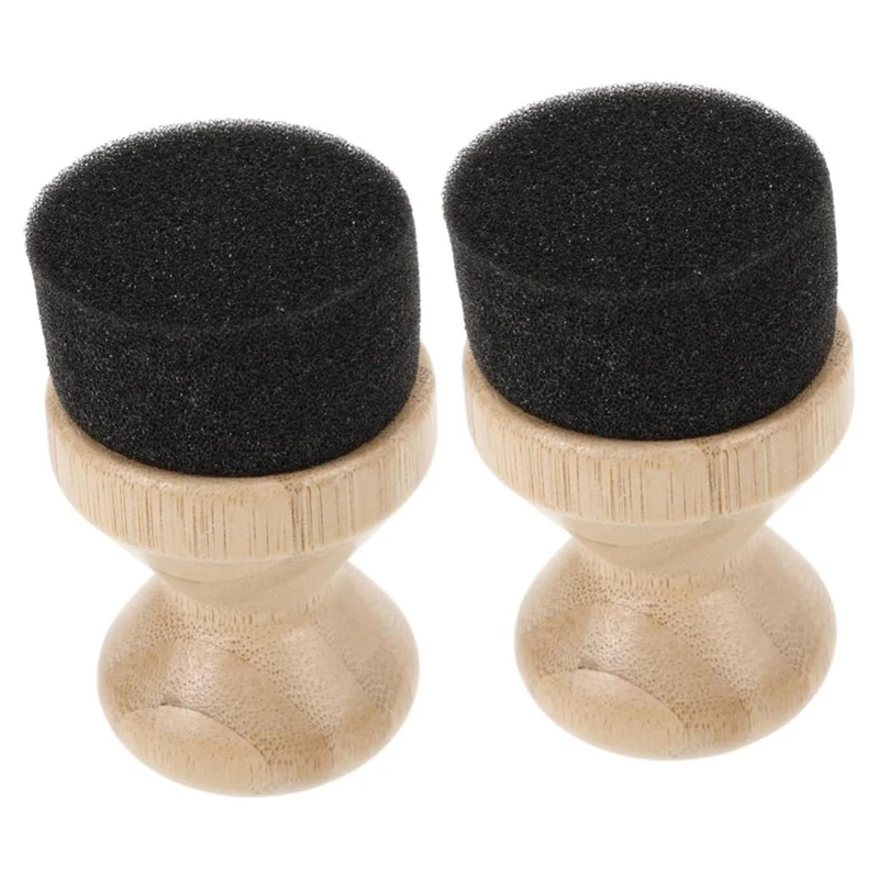 2Pcs Cutting Board Oil Wax Applicator Mineral Oil Applicator Linseed Oil Boos Board Wax Oiling Mineral Oil Sponge