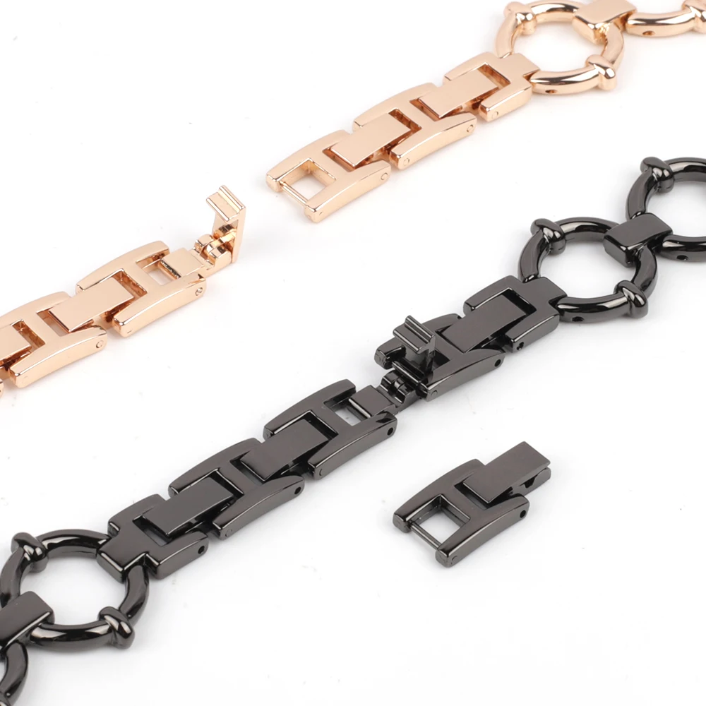 Denim Chain Strap For Watch Band 38mm 42mm 44mm 40mm Metal Strap Stainless Steel Bracelet Watch band